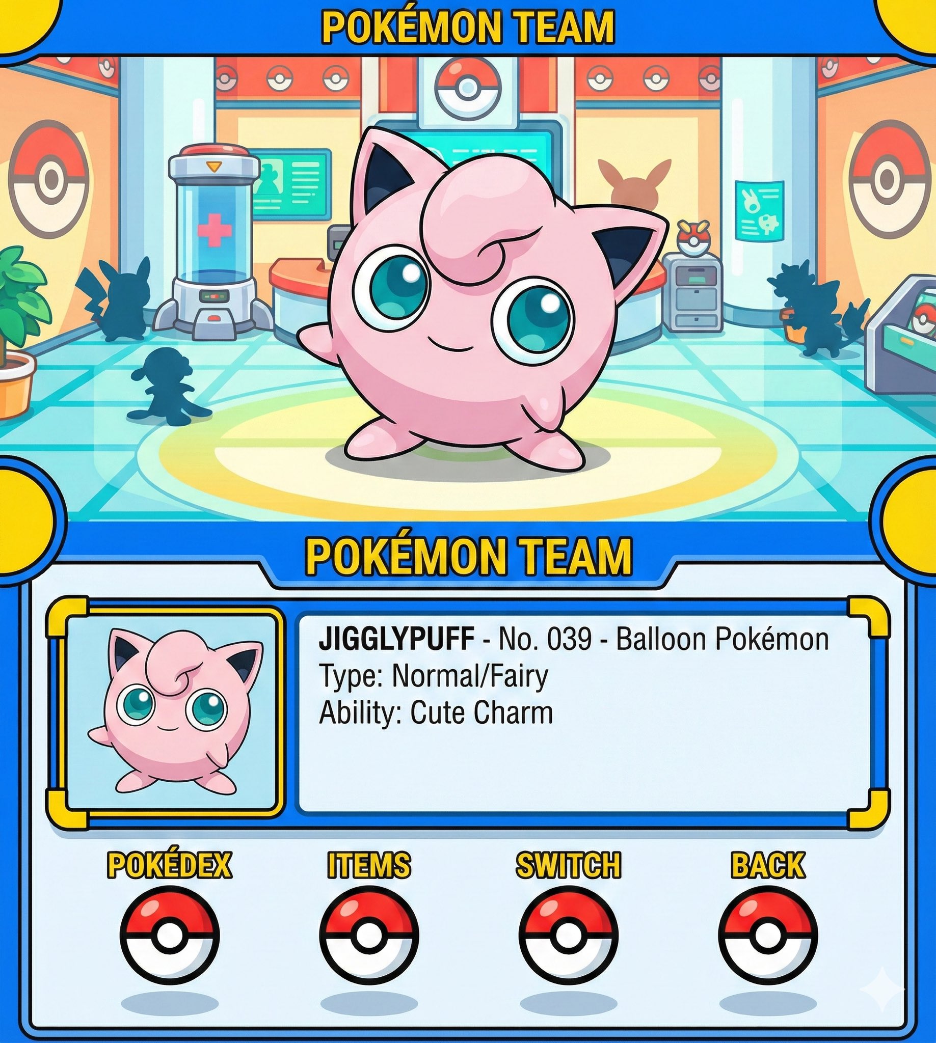 Pokémon Team Jigglypuff